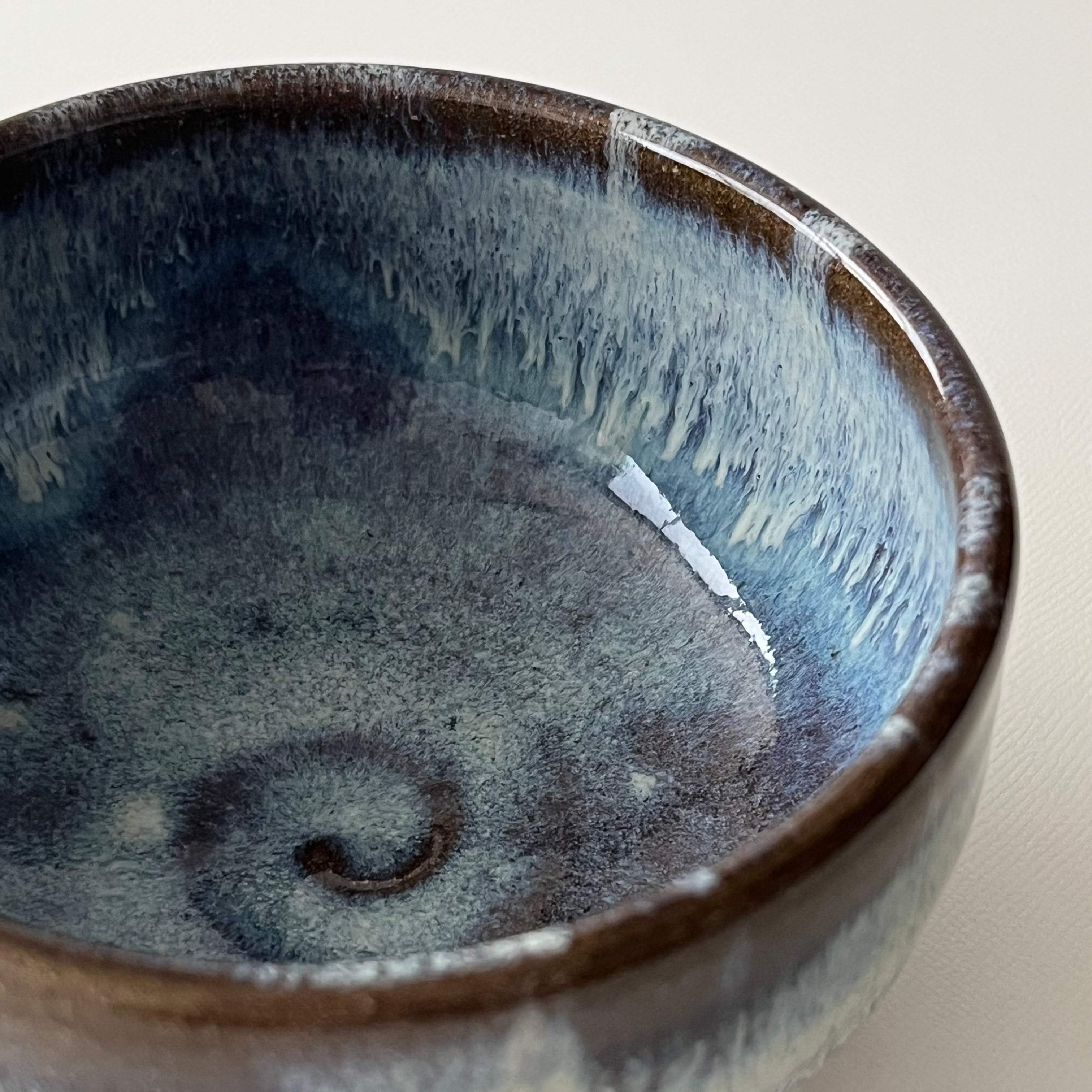 青小代 薄茶茶碗