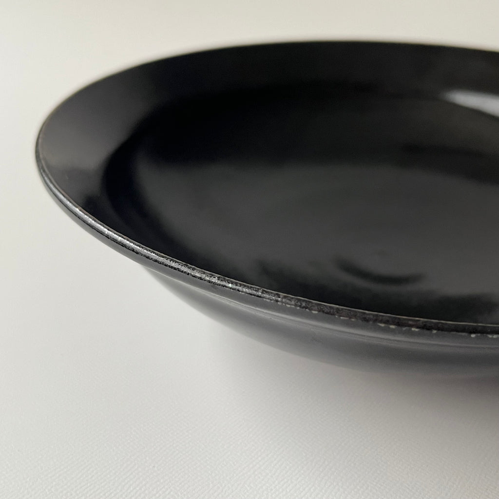 黒釉皿