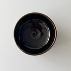 黒釉 薄茶茶碗