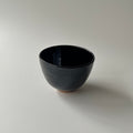 黒絵茶碗　五福蝙蝠
