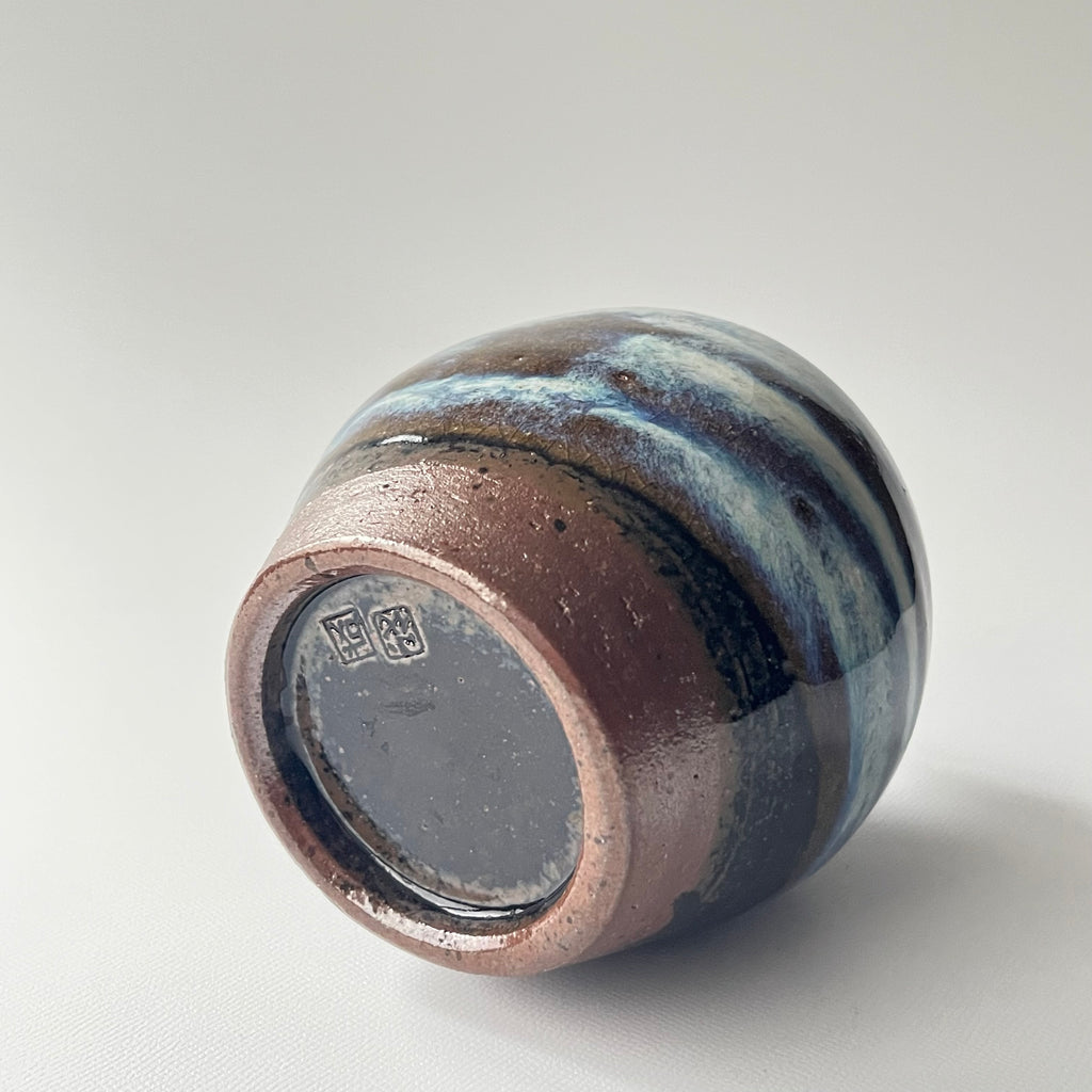 青小代扁壺徳利 - dandeliOn