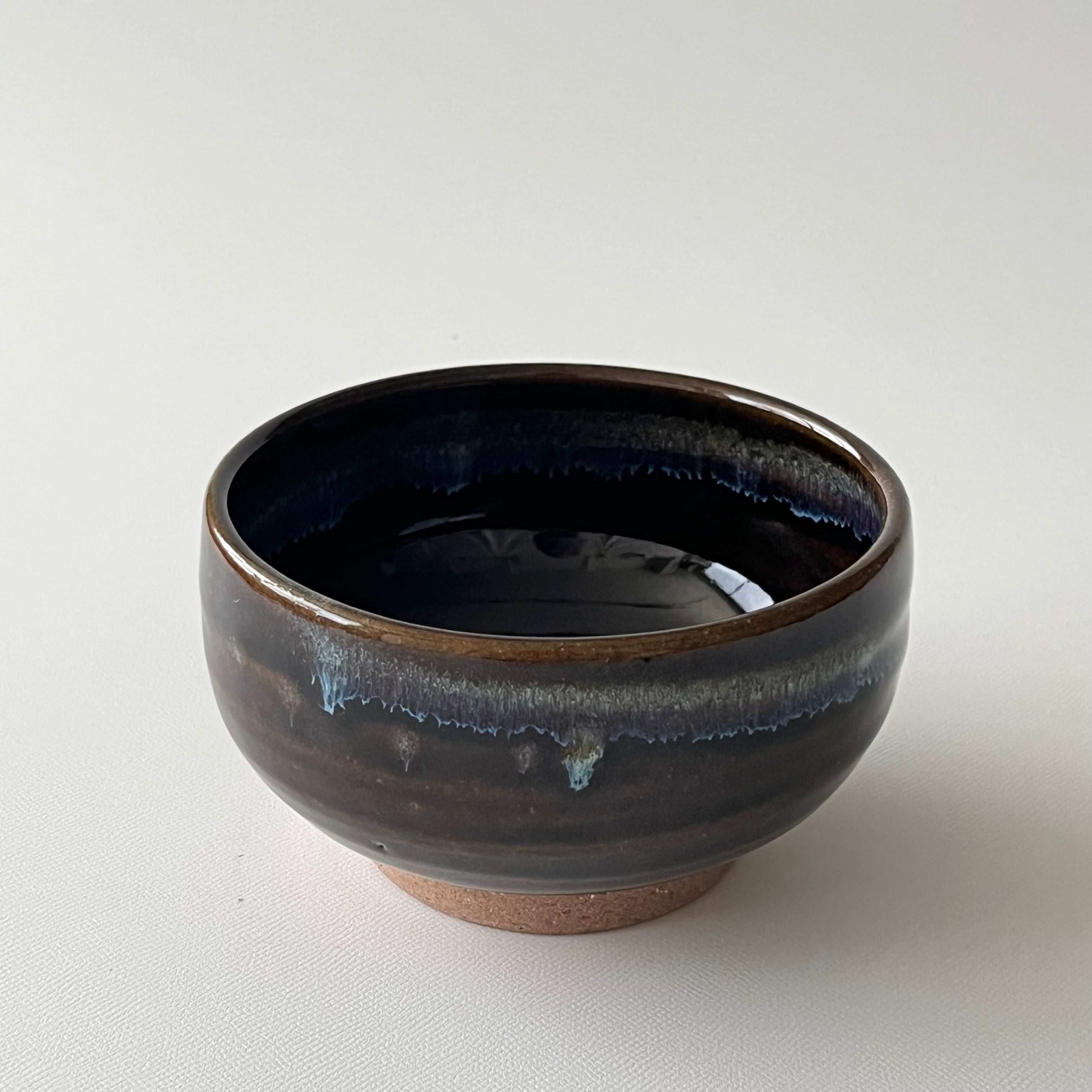 黒釉 薄茶茶碗