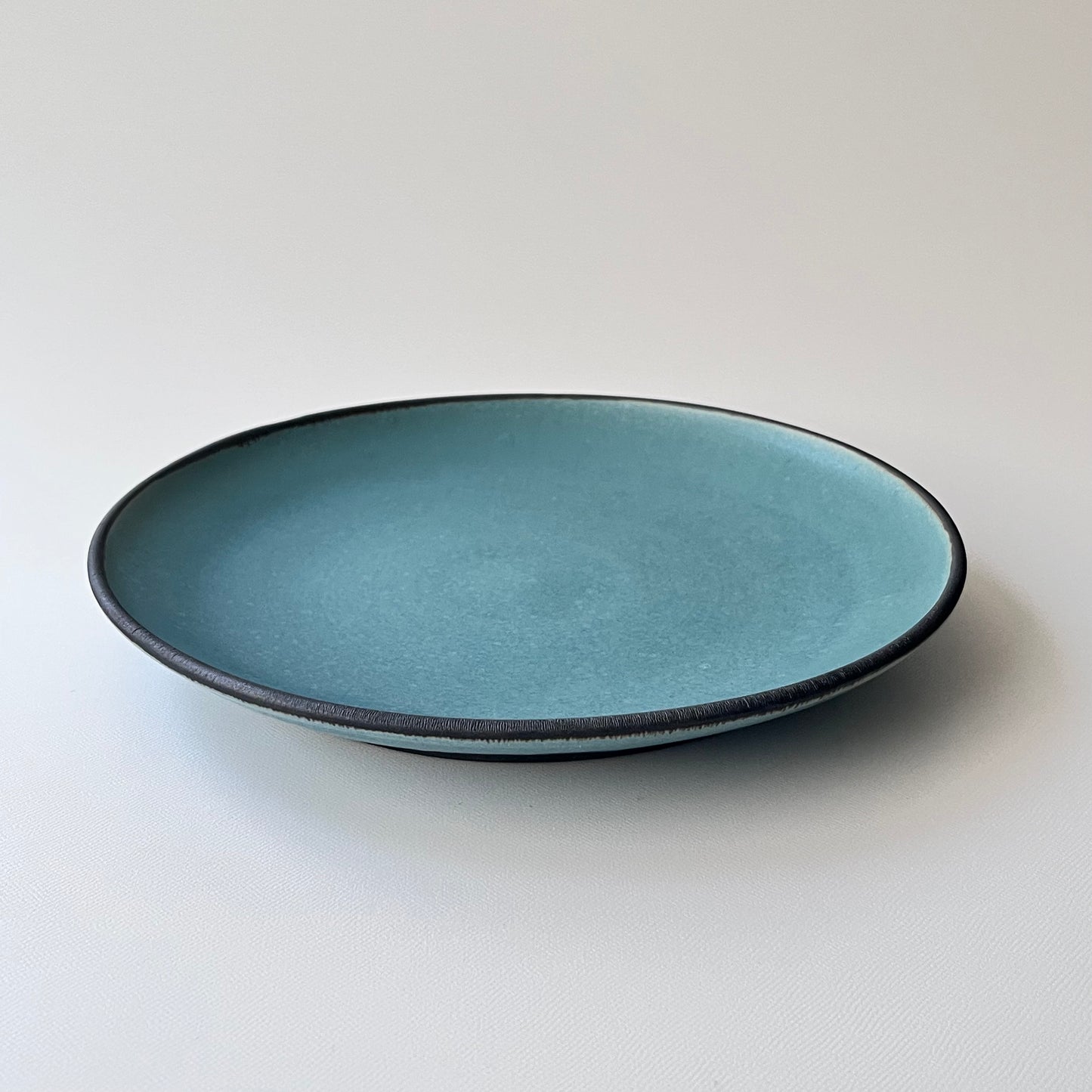 緑青8寸皿