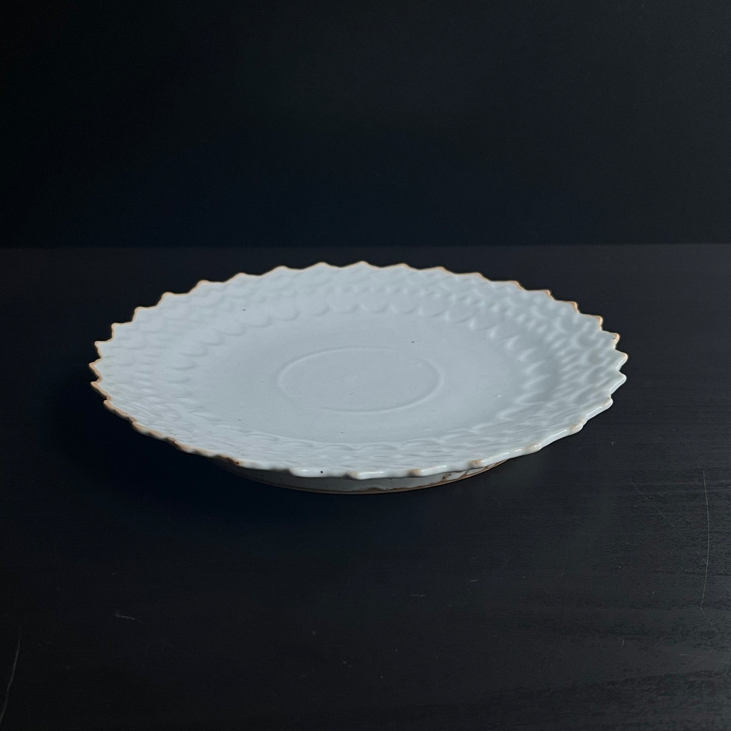 白釉デザート皿