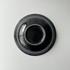 黒釉皿