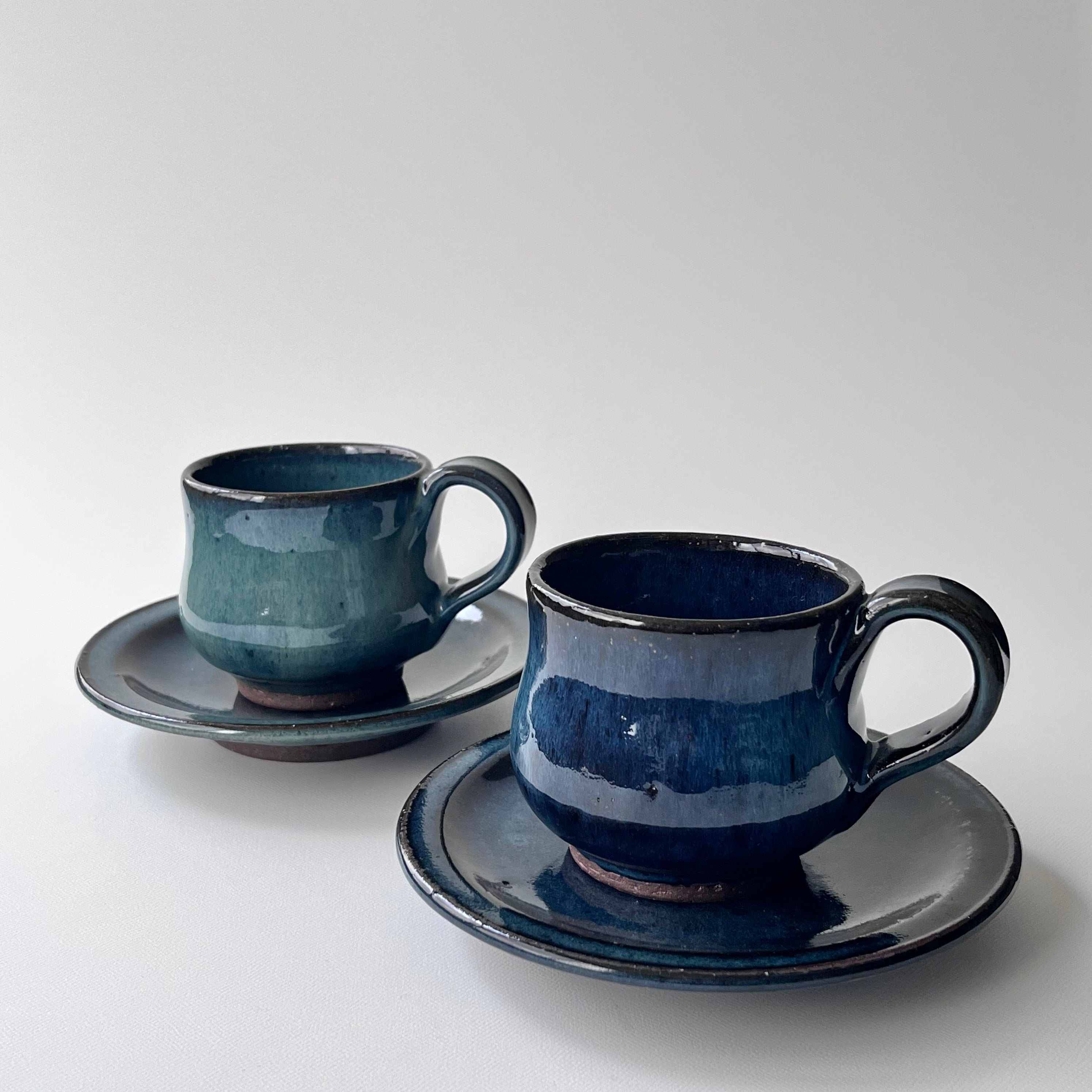 カップ＆ソーサー（青）