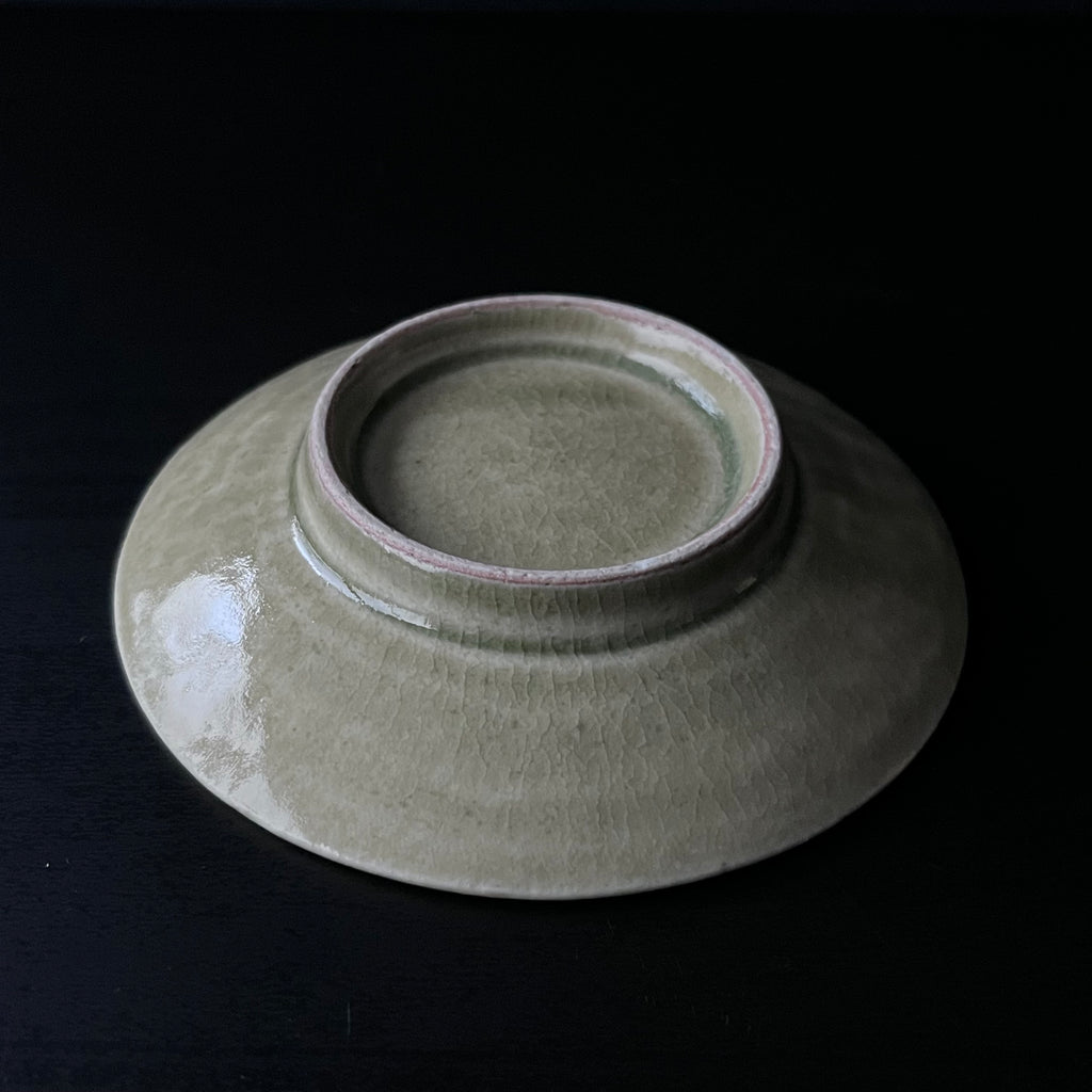 灰釉双喜文小皿 - dandeliOn
