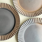 鎬リム皿　マンガン金 - dandeliOn