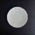 白磁陽刻輪花皿 - dandeliOn
