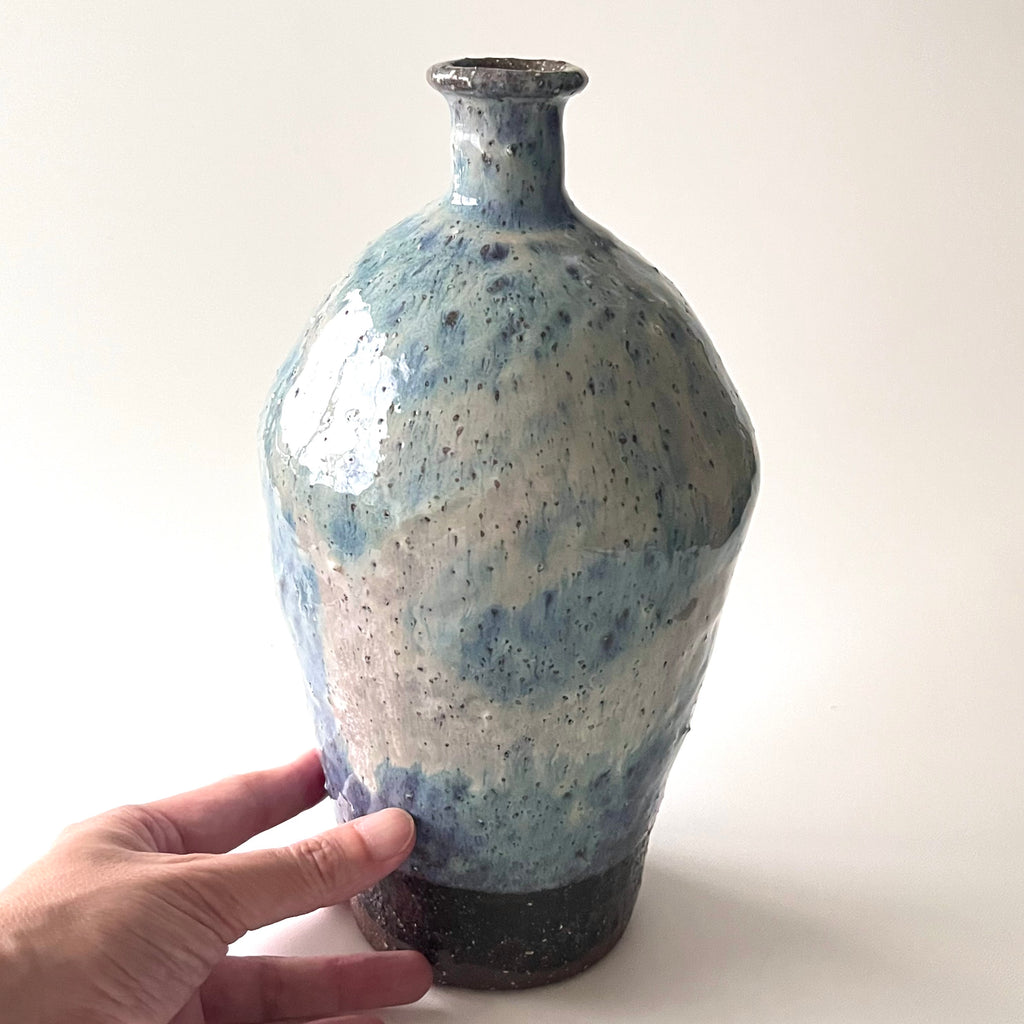 青小代花入