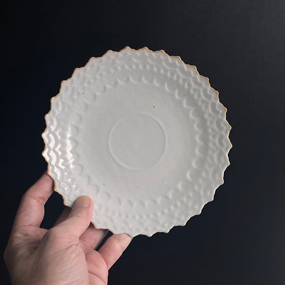 白釉デザート皿