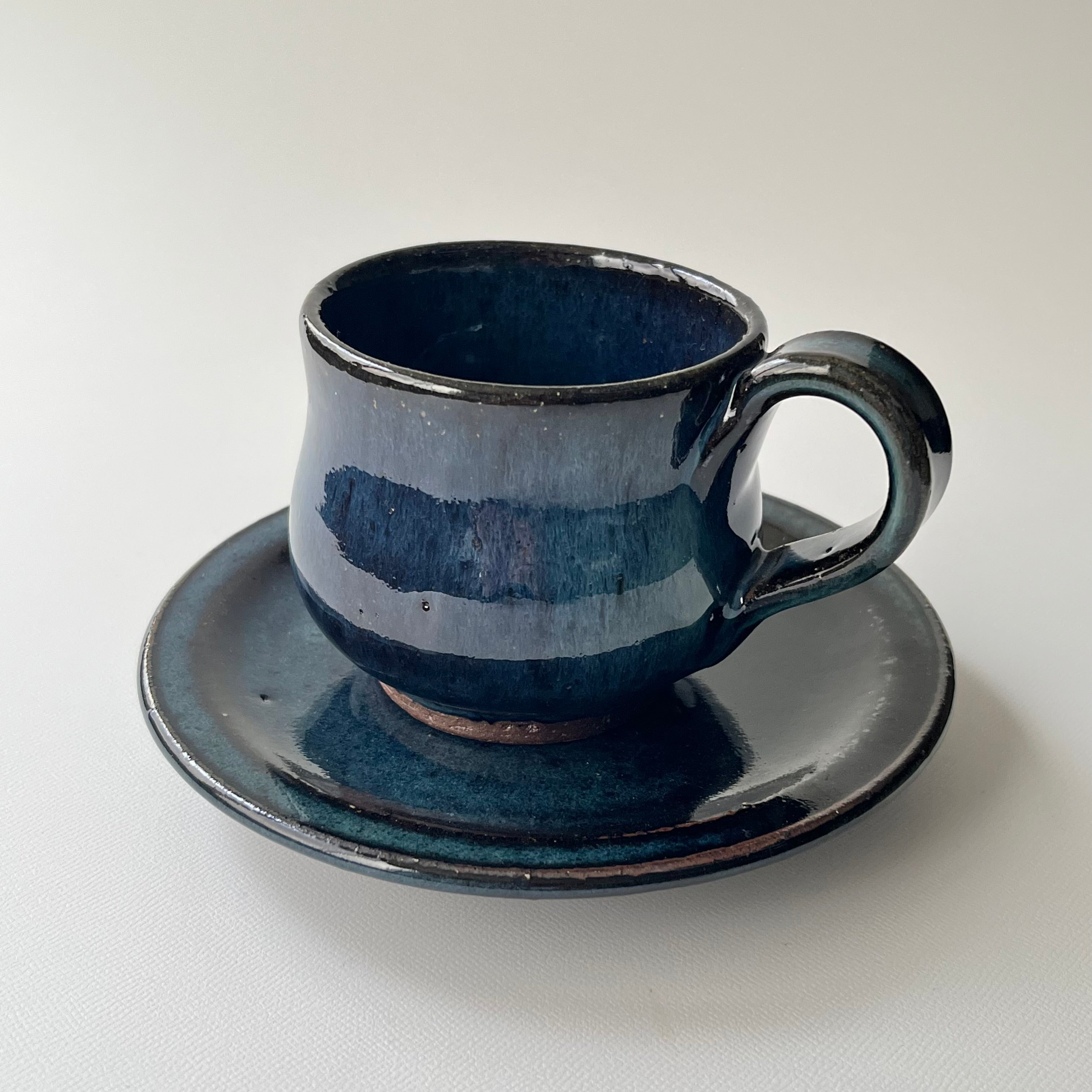 カップ＆ソーサー（青）