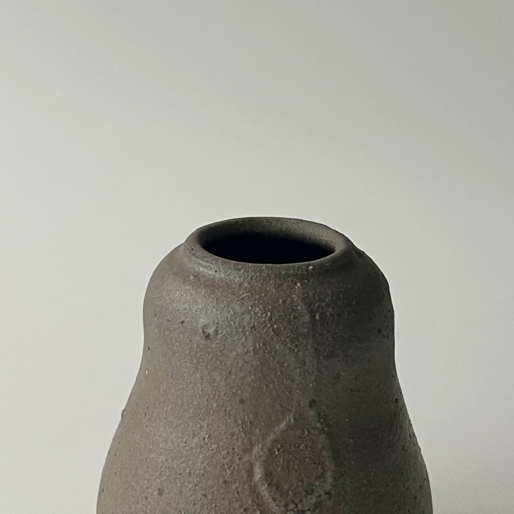 馬門釉一輪挿し