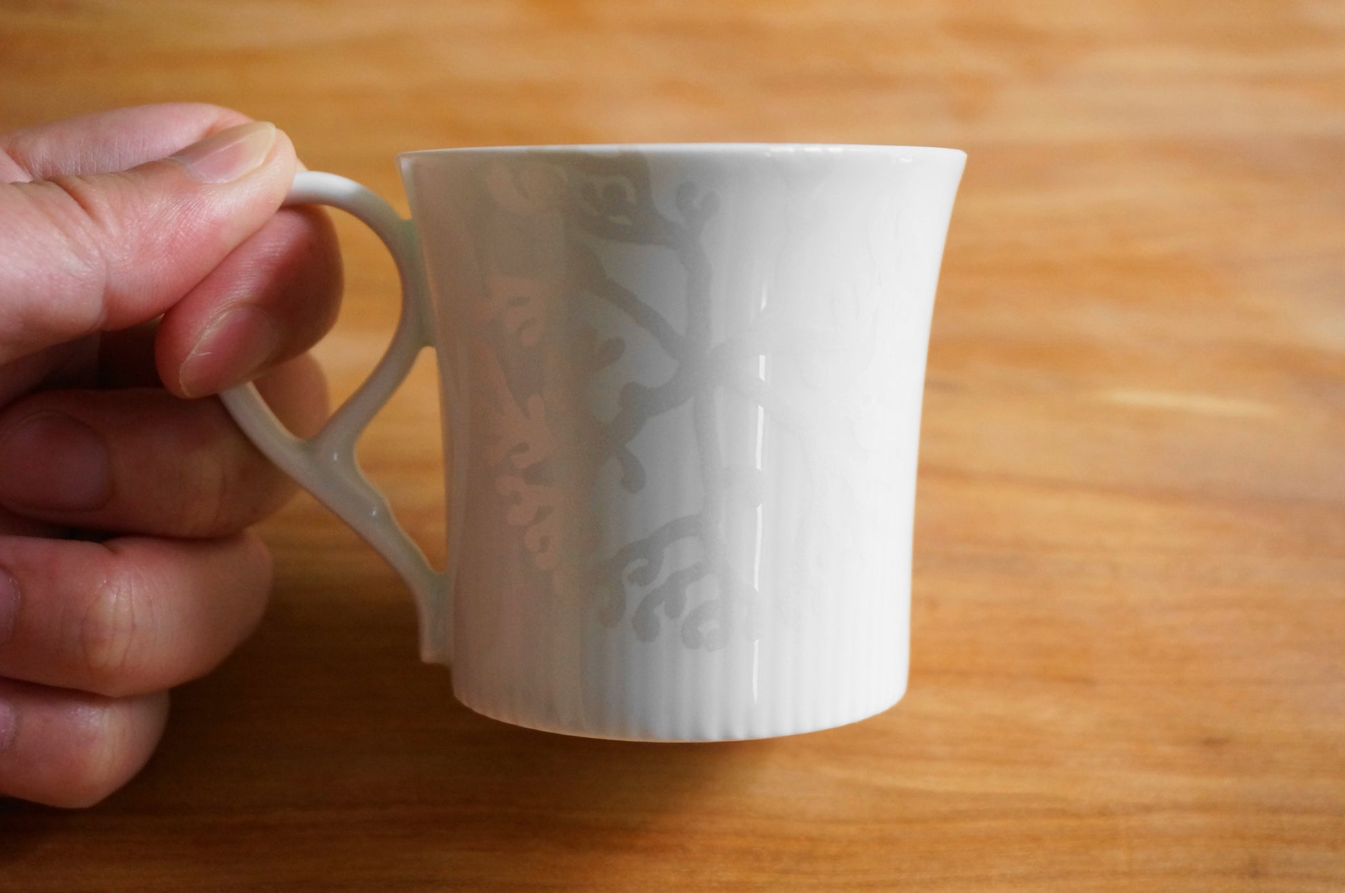 線彫コーヒーカップ 海松紋シルバー - dandeliOn