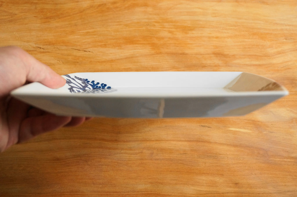 海松紋 ７寸正方角皿 - dandeliOn